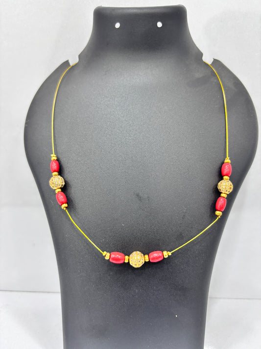 Invisible Matte Chain With Pendant MGF_ 0982