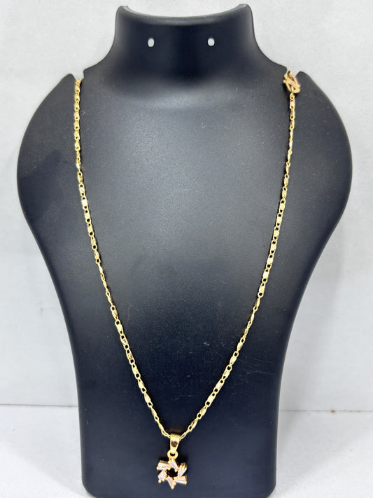 Pendant Chain White Stone MGF_0080