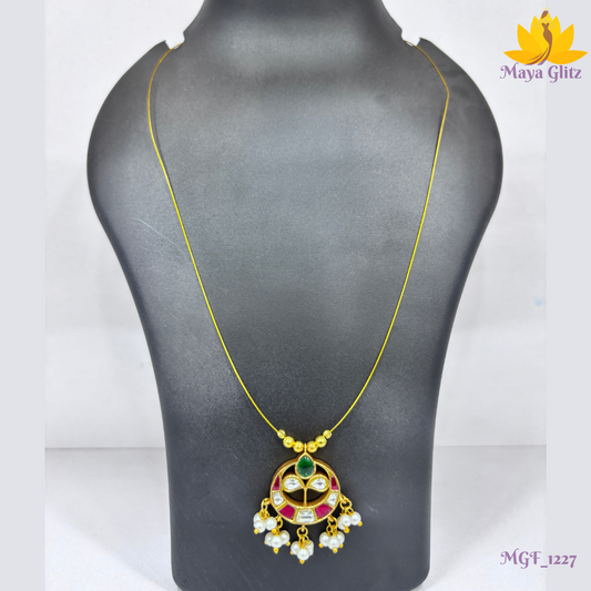 Invisible Matte Chain With Pendant MGF_ 1227